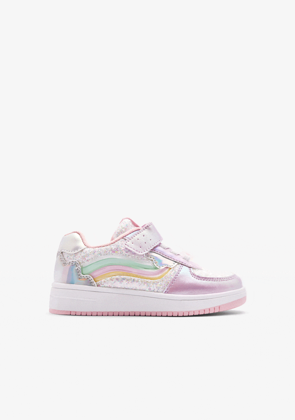 Girls rainbow sneakers shop