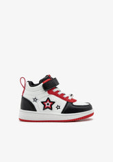 CONGUITOS ZAPATOS / SNEAKERS / TENNIS Black Stars with lights High Top Sneakers