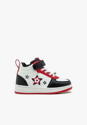 CONGUITOS ZAPATOS / SNEAKERS / TENNIS Black Stars with lights High Top Sneakers