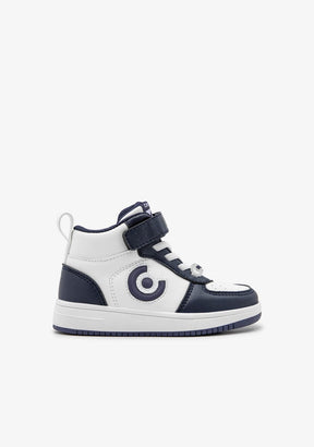 CONGUITOS ZAPATOS / SNEAKERS / TENNIS Navy Logo with Lights High Top Sneakers