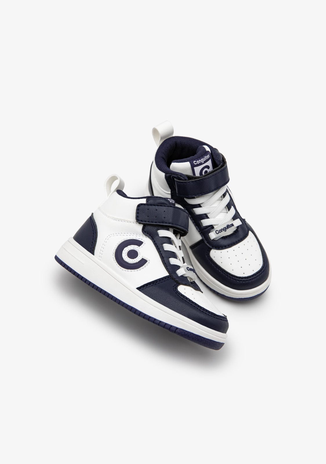 CONGUITOS ZAPATOS / SNEAKERS / TENNIS Navy Logo with Lights High Top Sneakers