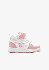 CONGUITOS ZAPATOS / SNEAKERS / TENNIS Pink Stars with lights High Top Sneakers