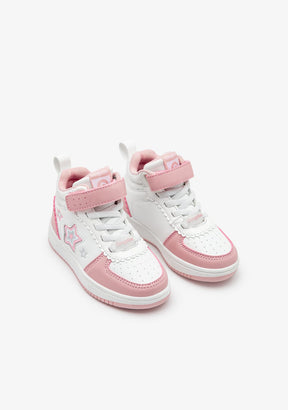 CONGUITOS ZAPATOS / SNEAKERS / TENNIS Pink Stars with lights High Top Sneakers