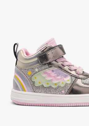 CONGUITOS ZAPATOS / SNEAKERS / TENNIS Silver High Light Sneakers