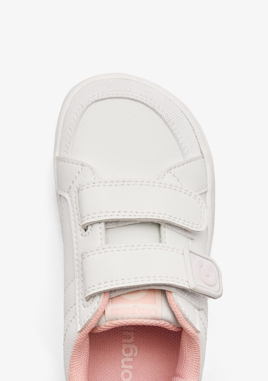 CONGUITOS ZAPATOS / SNEAKERS / TENNIS White Pink Respectful Sport School Shoes