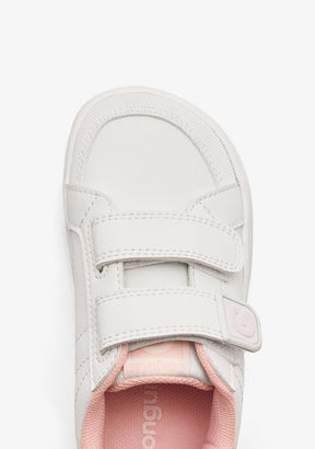 CONGUITOS ZAPATOS / SNEAKERS / TENNIS White Pink Respectful Sport School Shoes