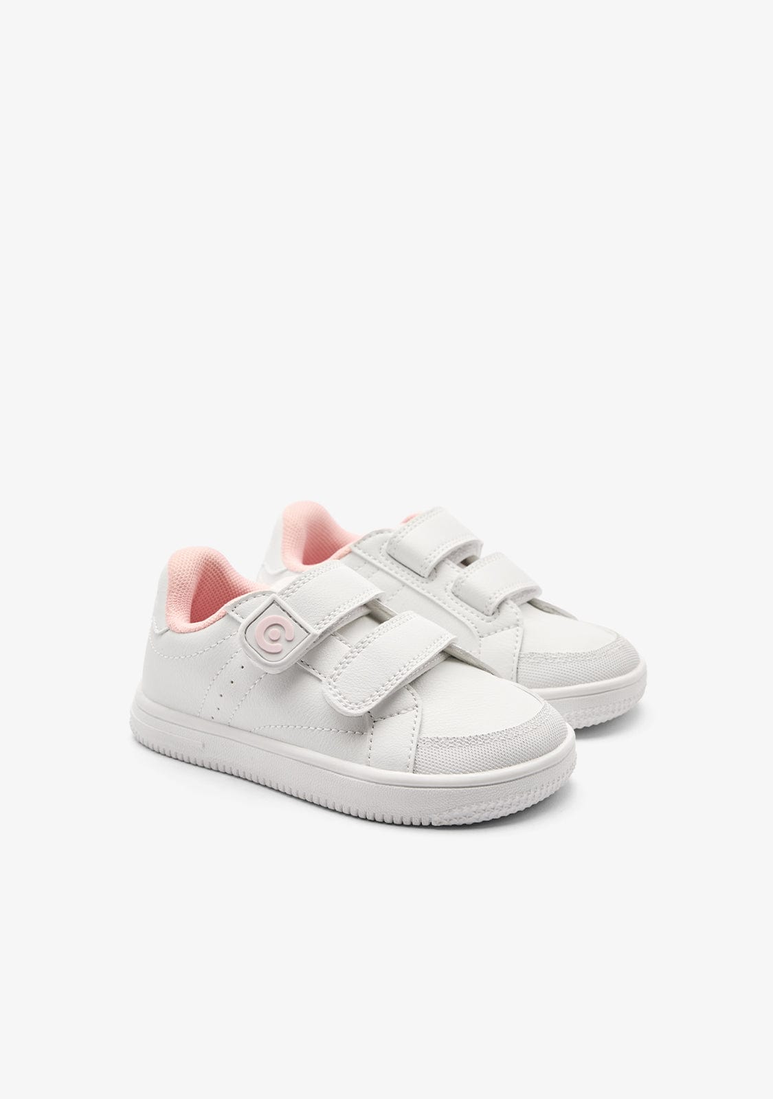 CONGUITOS ZAPATOS / SNEAKERS / TENNIS White Pink Respectful Sport School Shoes
