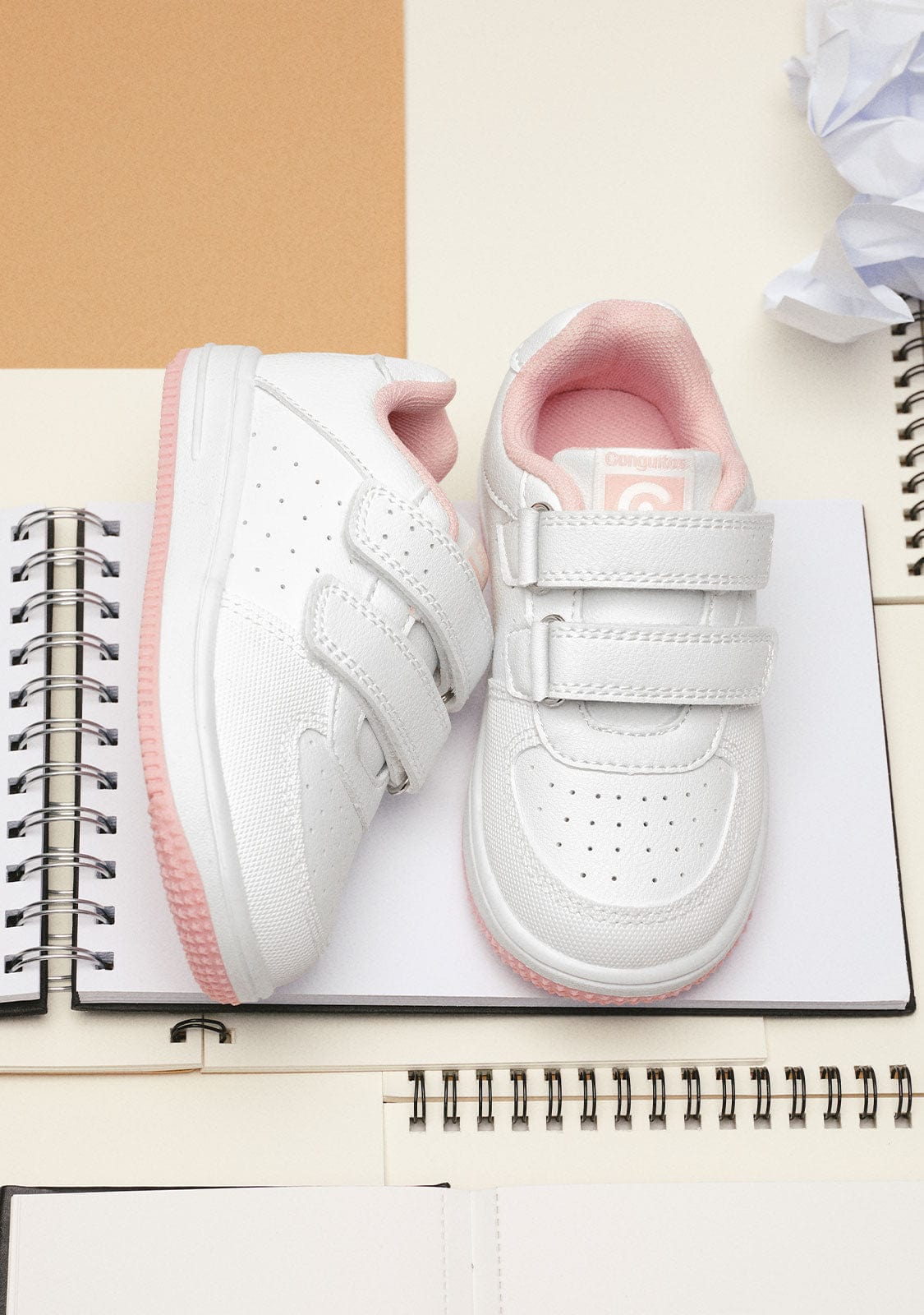 CONGUITOS ZAPATOS / SNEAKERS / TENNIS White / Pink Trainers