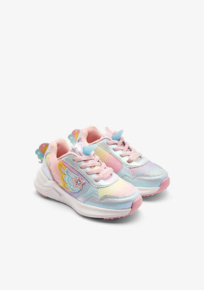 CONGUITOS ZAPATOS / SNEAKERS Unicorn Multicolour Sneakers with Lights