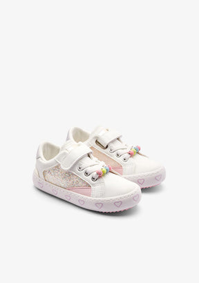 CONGUITOS ZAPATOS / SNEAKERS White / Multi Glitter Sneakers