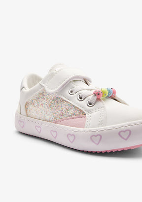 CONGUITOS ZAPATOS / SNEAKERS White / Multi Glitter Sneakers