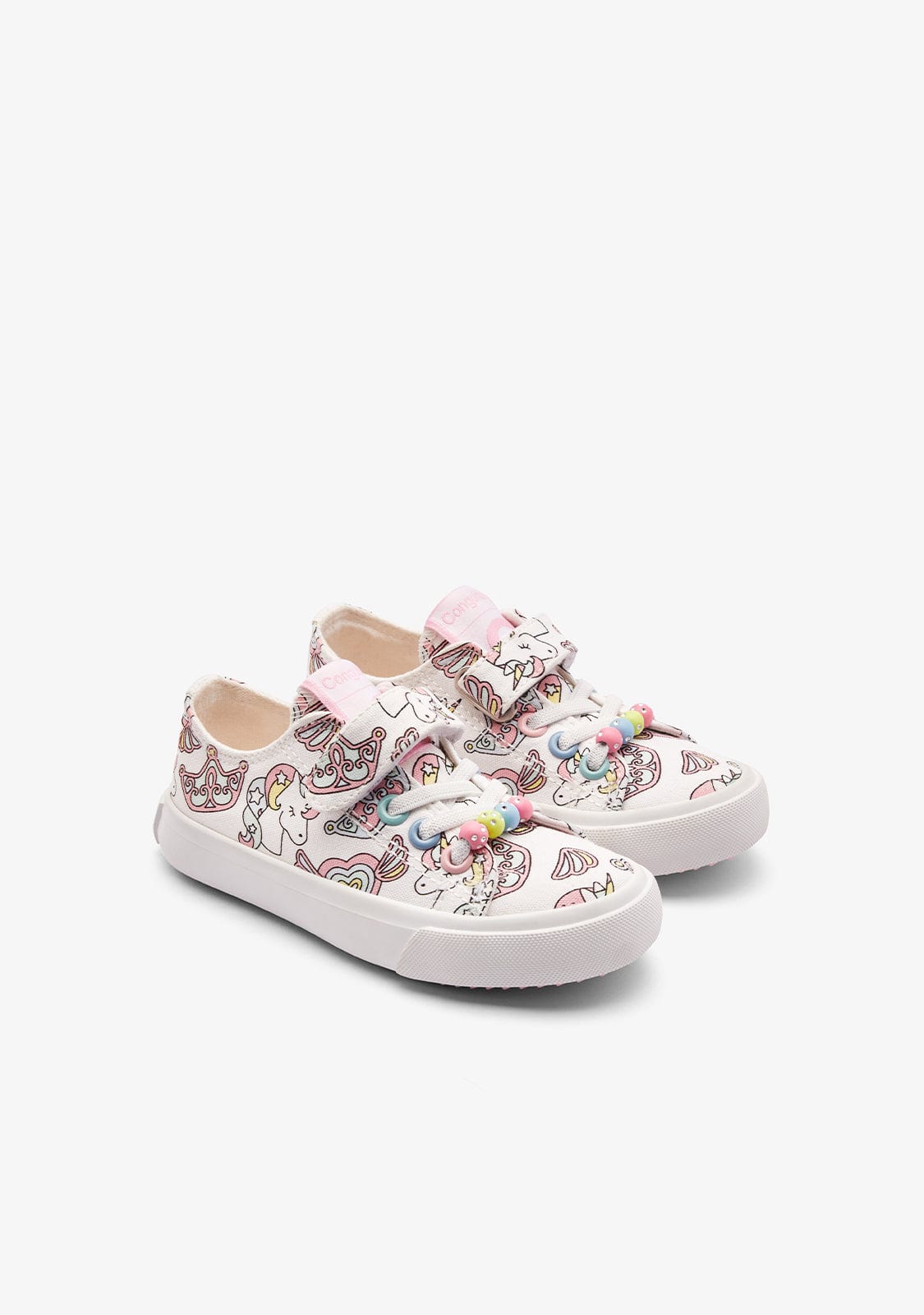 CONGUITOS ZAPATOS / SNEAKERS White / Multi Unicorn Fantasy Sneakers