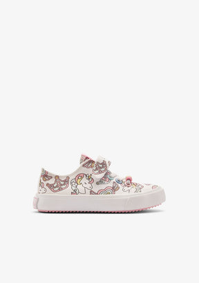 CONGUITOS ZAPATOS / SNEAKERS White / Multi Unicorn Fantasy Sneakers