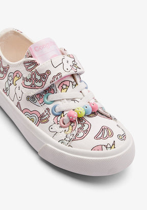 CONGUITOS ZAPATOS / SNEAKERS White / Multi Unicorn Fantasy Sneakers