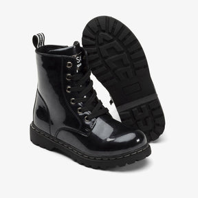 FRESAS CON NATA Shoes Children's Black Patent Leather Boots