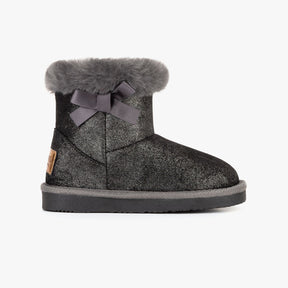 FRESAS CON NATA ZAPATOS Girl's Lead Fur Australian Boots