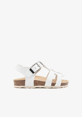 OSITO HEBILLAS Baby´s White Bio Sandals