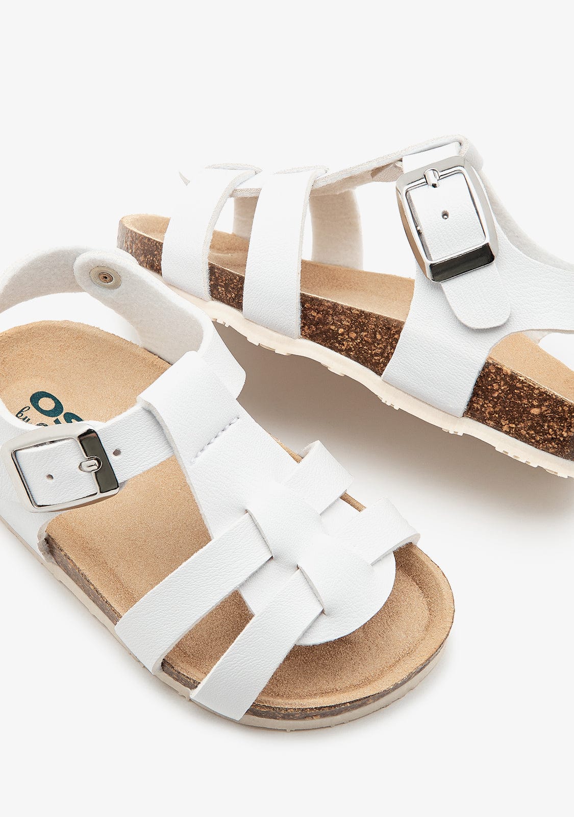 OSITO HEBILLAS Baby´s White Bio Sandals