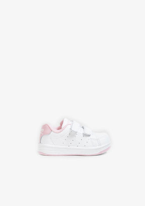 OSITO Shoes Babies Pink Washable Leather Trainers