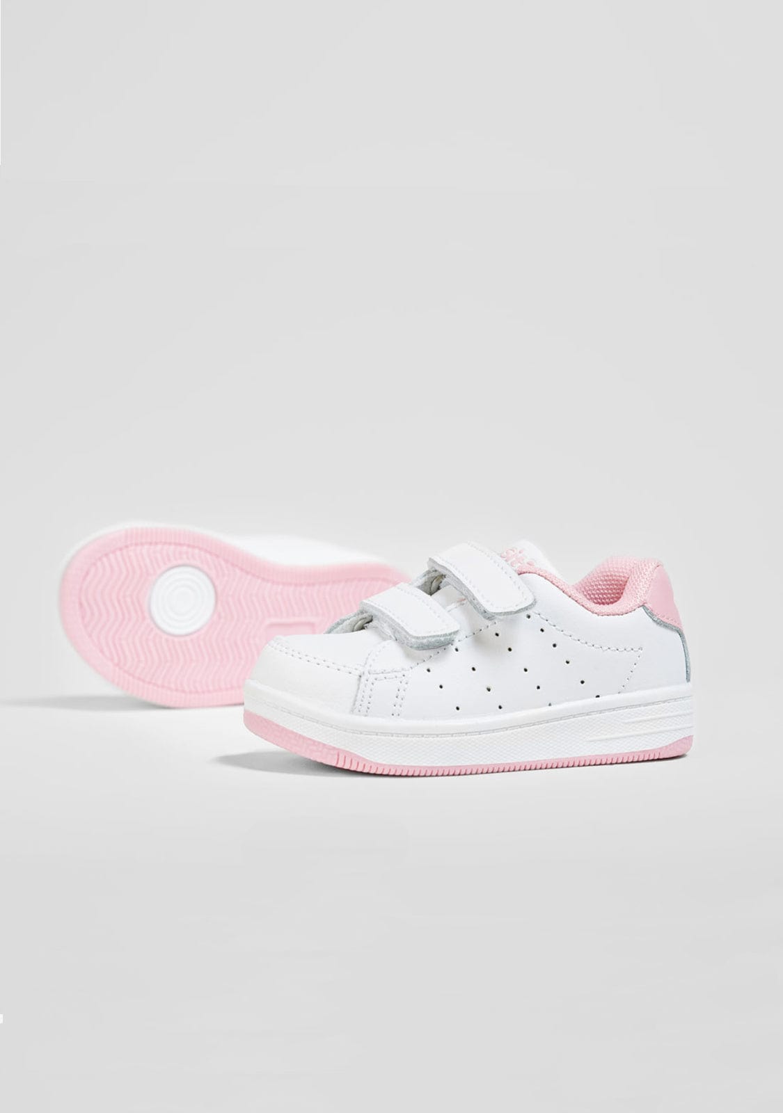 OSITO Shoes Babies Pink Washable Leather Trainers