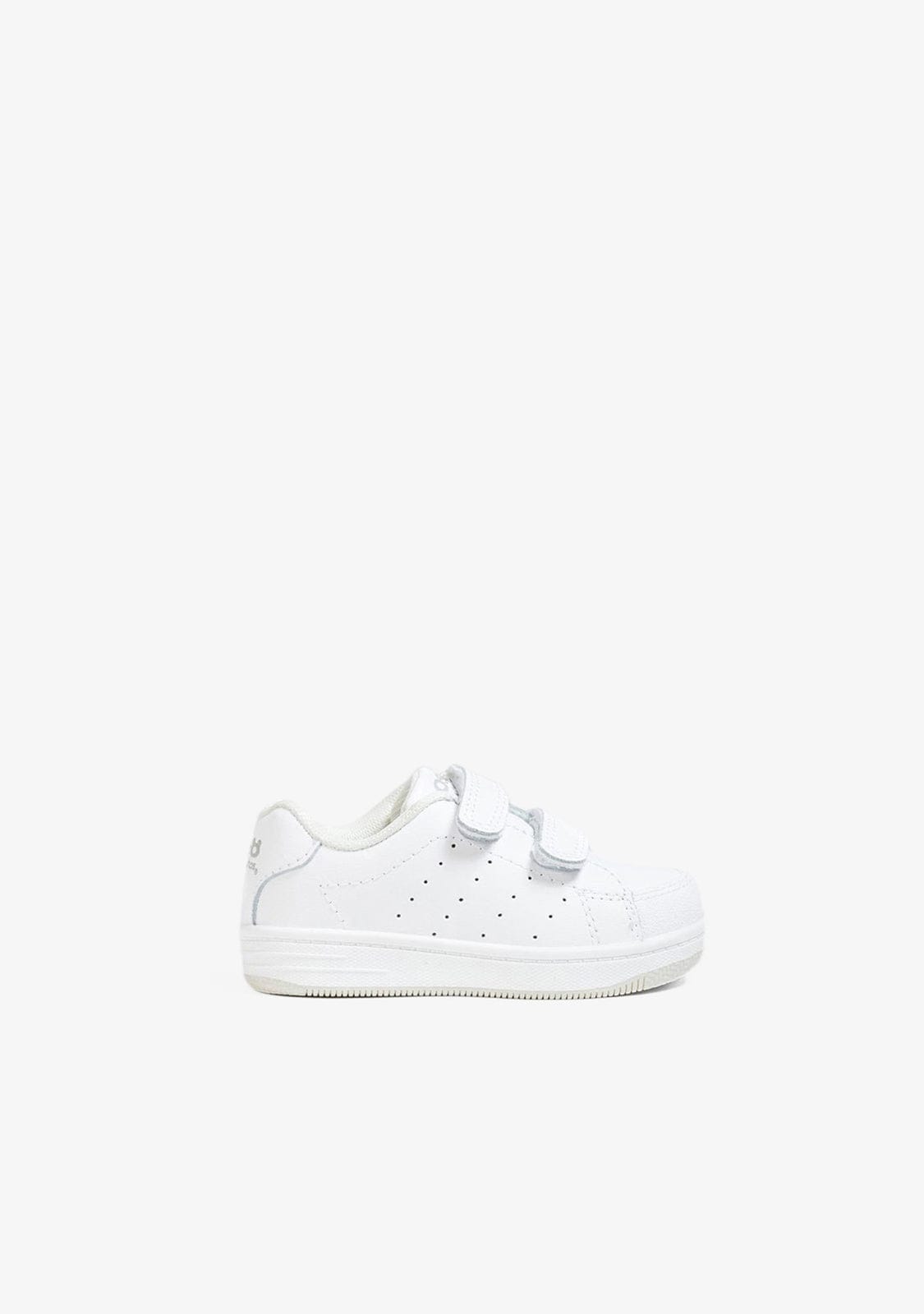 OSITO Shoes Babies White Washable Leather Trainers