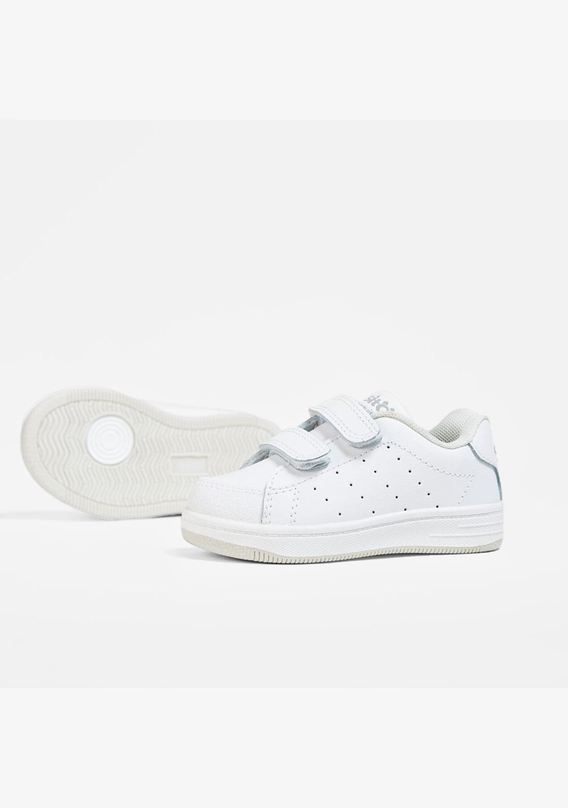 OSITO Shoes Babies White Washable Leather Trainers