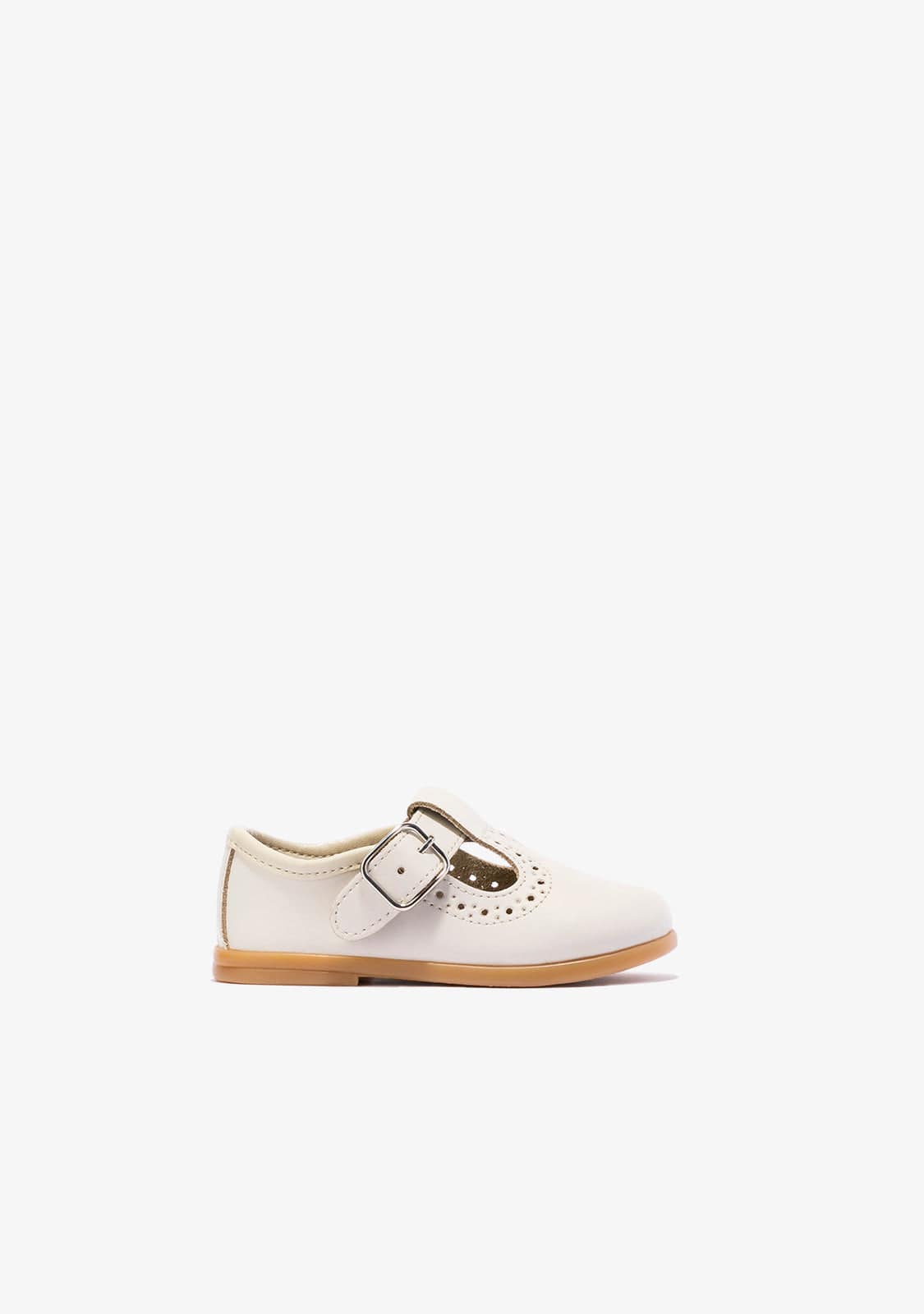OSITO Shoes Baby's Beige Buckle Shoes Napa