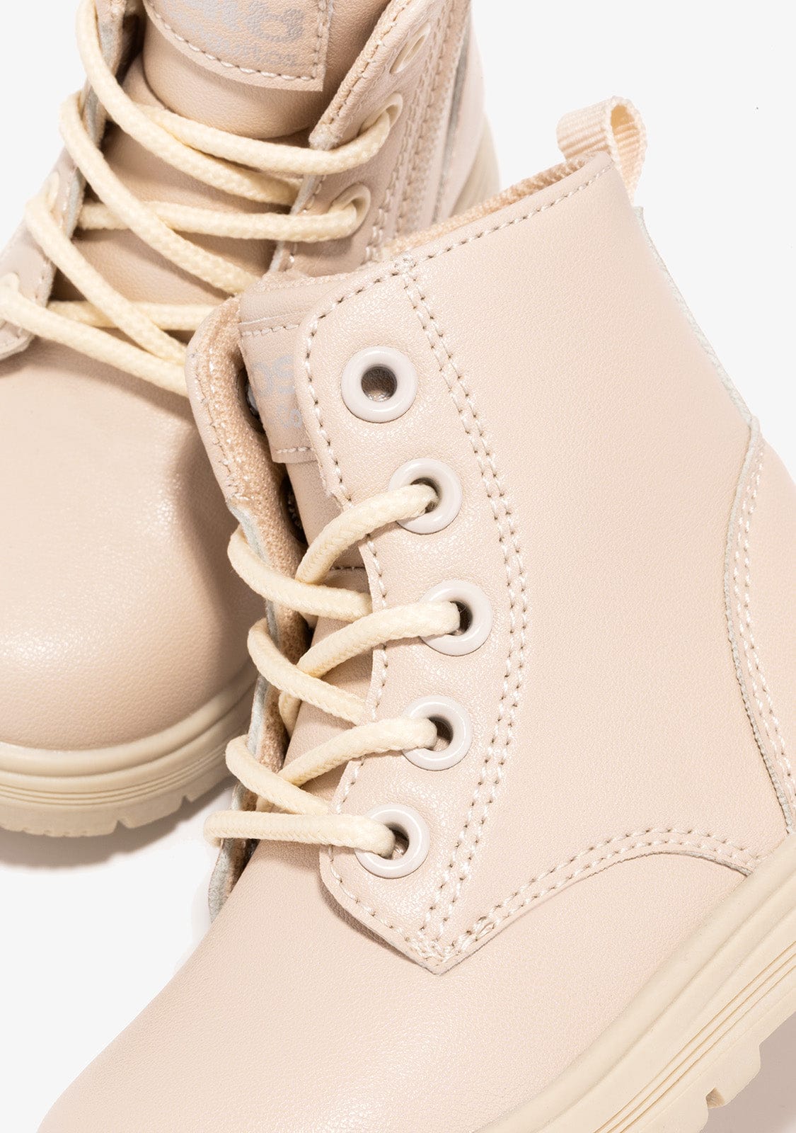 OSITO Shoes Baby's Beige Cord Ankle Boots