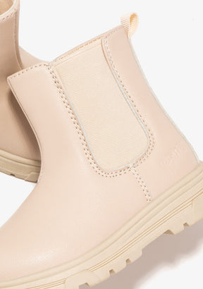 OSITO Shoes Baby's Beige Elastics Ankle Boots