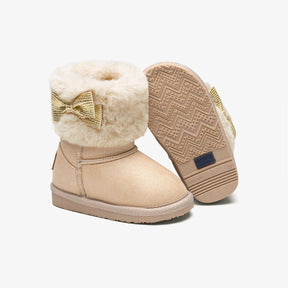 OSITO Shoes Baby's Beige Fur Australian Boots