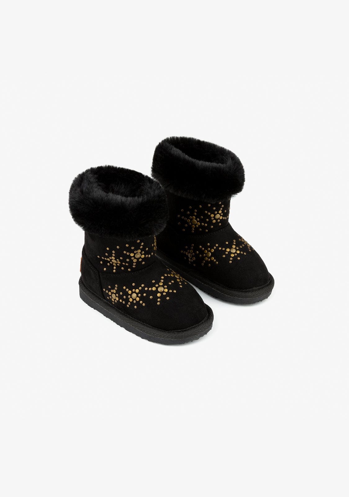 OSITO Shoes Baby's Black Snow Australian Boots