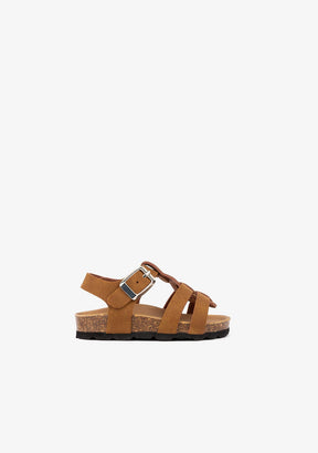 OSITO Shoes Baby's Brown Strappy Bio Sandals