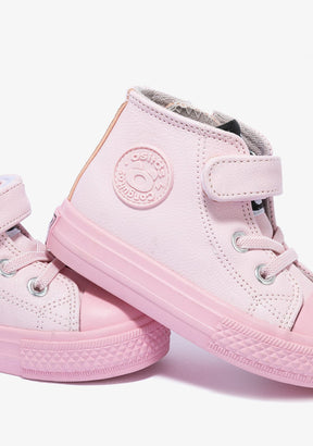 OSITO Shoes Baby's Color Block Pink Hi-Top Sneakers