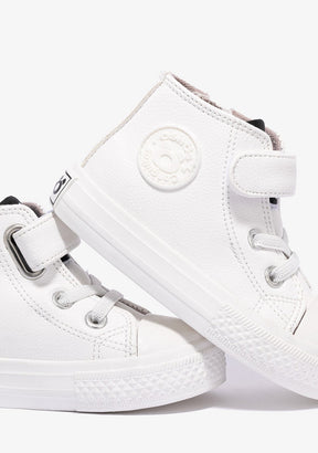 OSITO Shoes Baby's Color Block White Hi-Top Sneakers