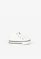 OSITO Shoes Baby's Hi-top Sneakers Basic White