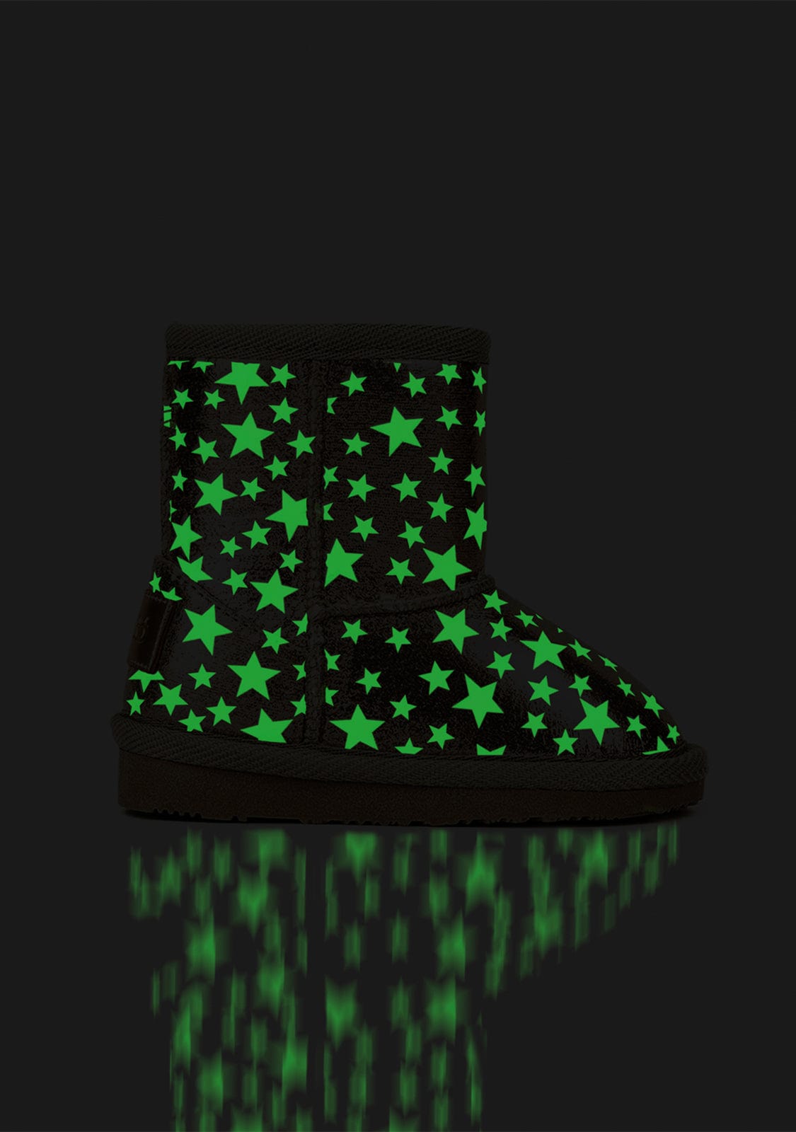 OSITO Shoes Baby's Magnesium Glows in the Dark Australian Boots