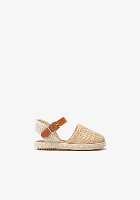 OSITO Shoes Baby's Metalized Beige Espadrilles