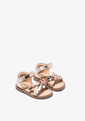 OSITO Shoes Baby's Metallized Sandals Napa