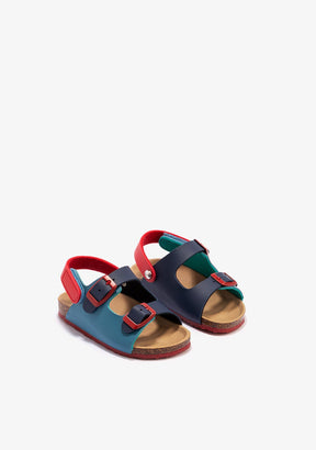 OSITO Shoes Baby's Multicolour Blue Bio Sandals