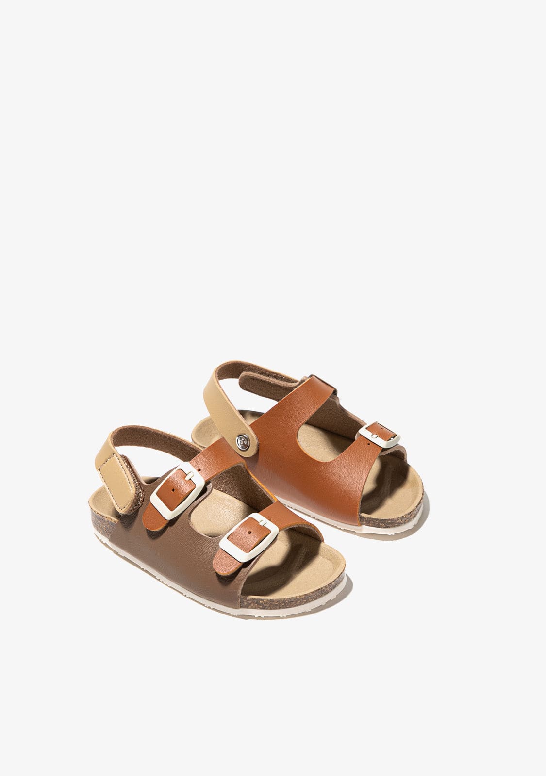 OSITO Shoes Baby's Multicolour Brown Bio Sandals