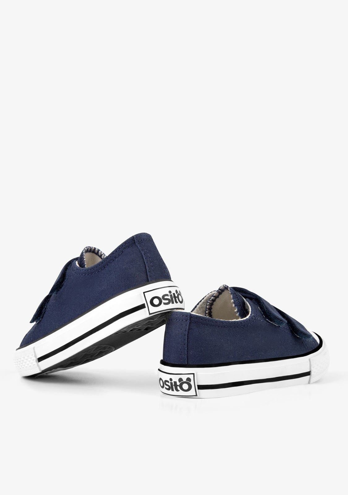 OSITO Shoes Baby's Navy Adherent Strips Sneakers Canvas