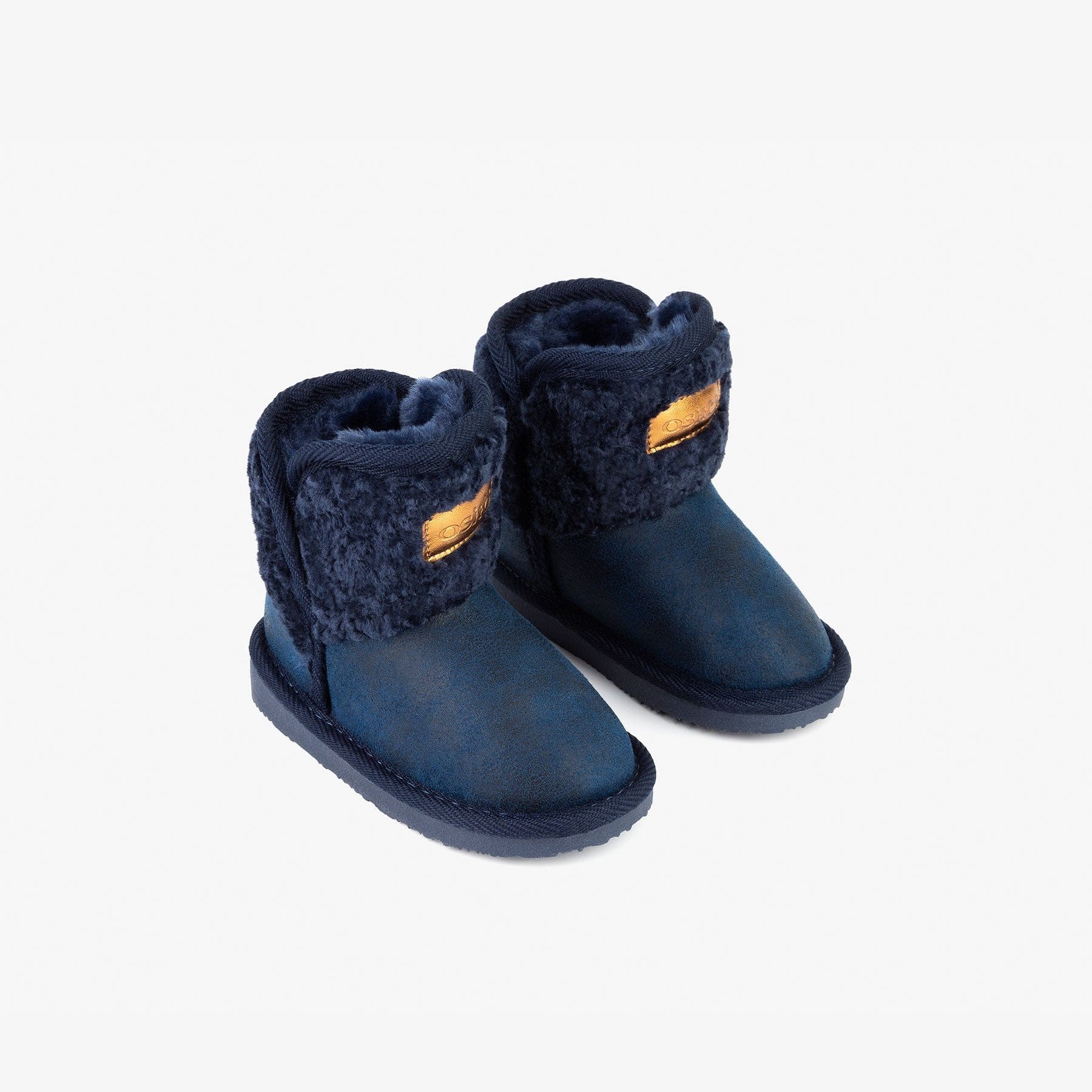 OSITO Shoes Baby's Navy Australian Boots