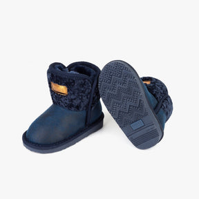 OSITO Shoes Baby's Navy Australian Boots