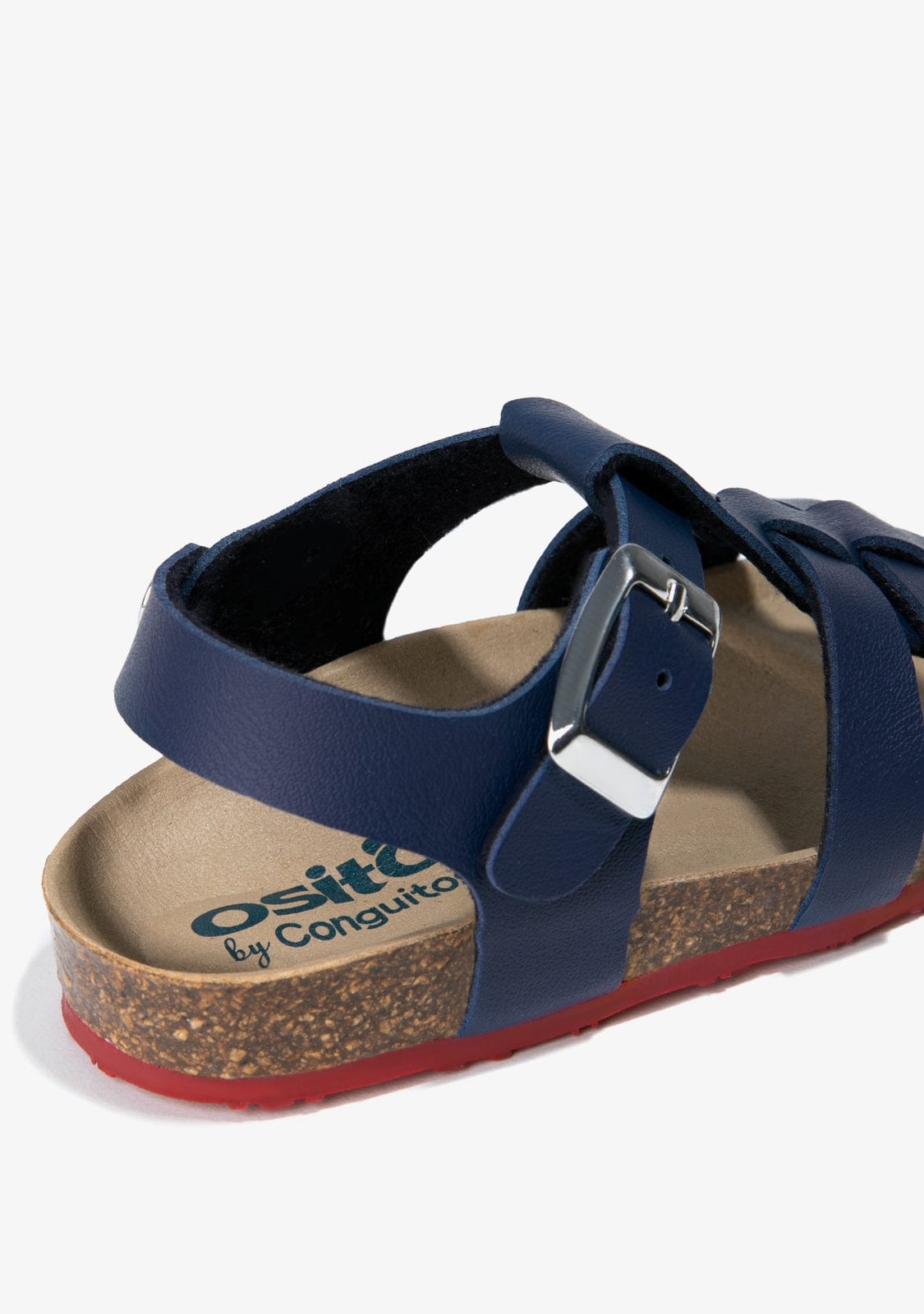 OSITO Shoes Baby's Navy Bio Buckle Sandals
