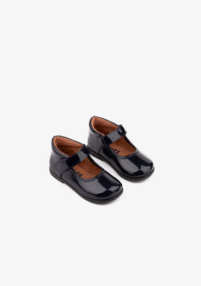 OSITO Shoes Baby's Navy Mary Janes Patent Leather