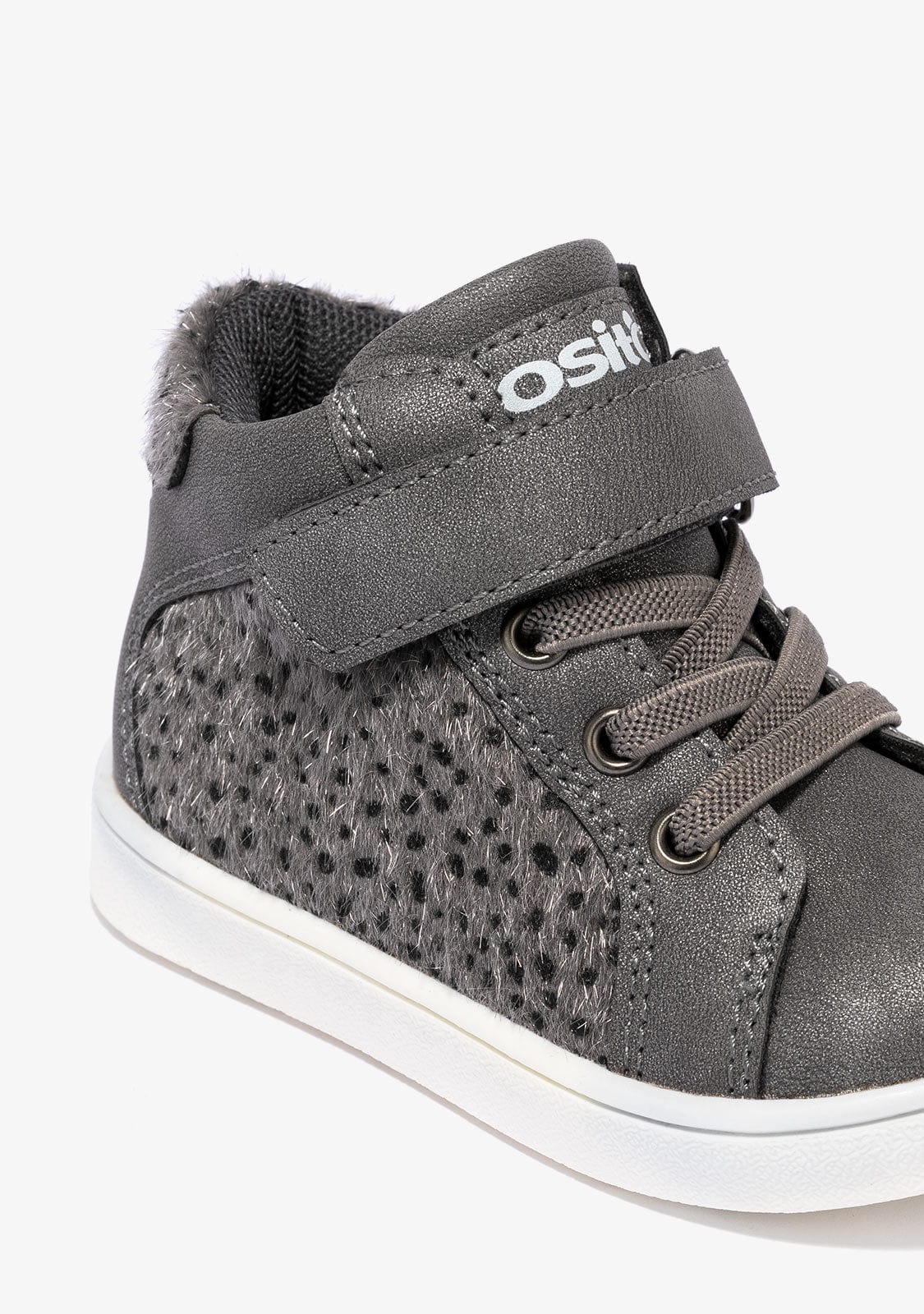 OSITO shoes Baby's Pewter Ankle Boots