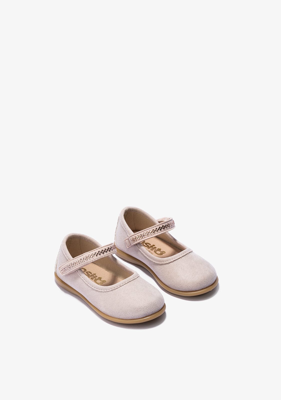OSITO Shoes Baby's Pink Adherent Strip Ballerinas