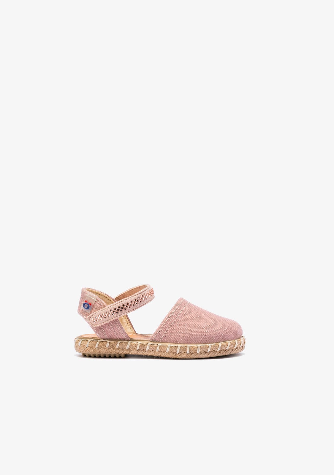 OSITO Shoes Baby's Pink Adherent Strip Espadrilles