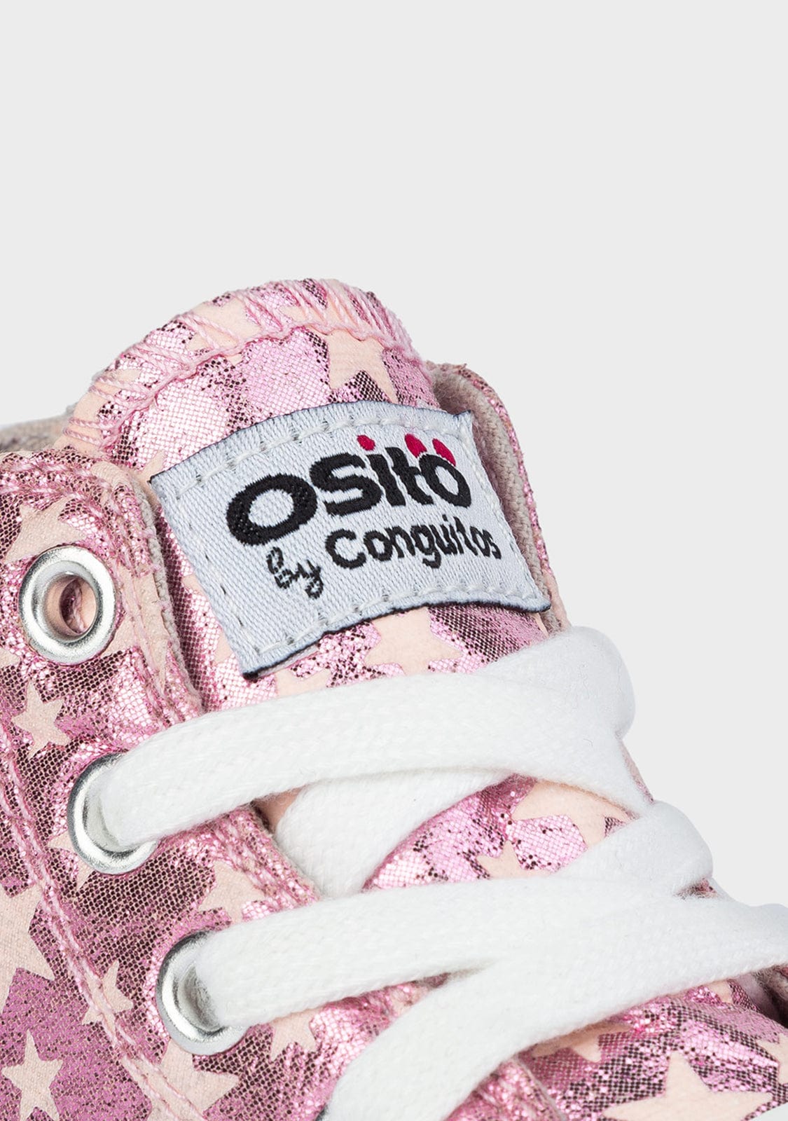 OSITO Shoes Baby's Pink Glows in the Dark Hi-Top Sneakers