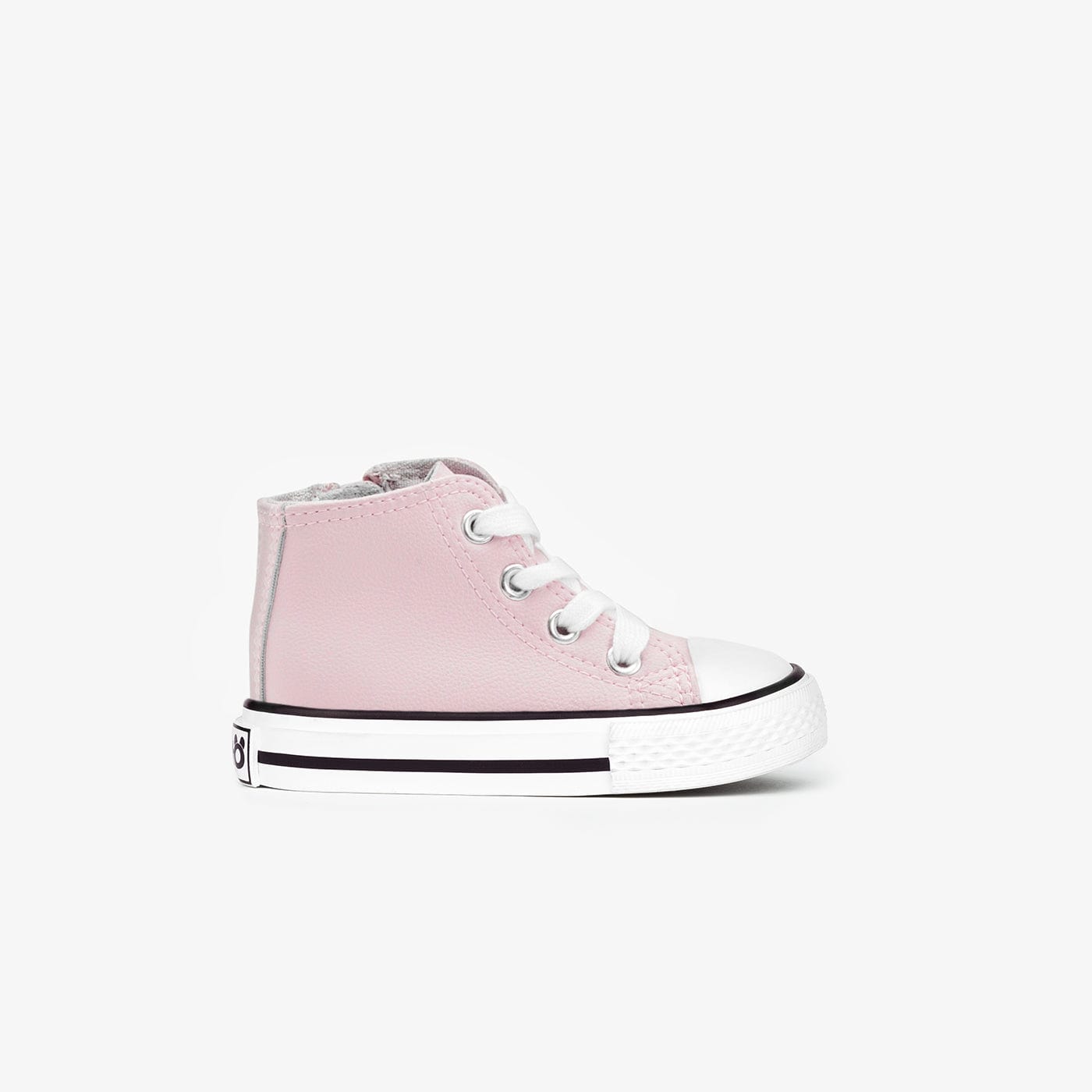 OSITO Shoes Baby's Pink Napa Hi-Top Sneakers